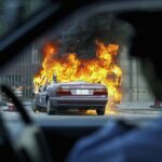 When girlfriend broke up, boyfriend took revenge by setting cars on fire