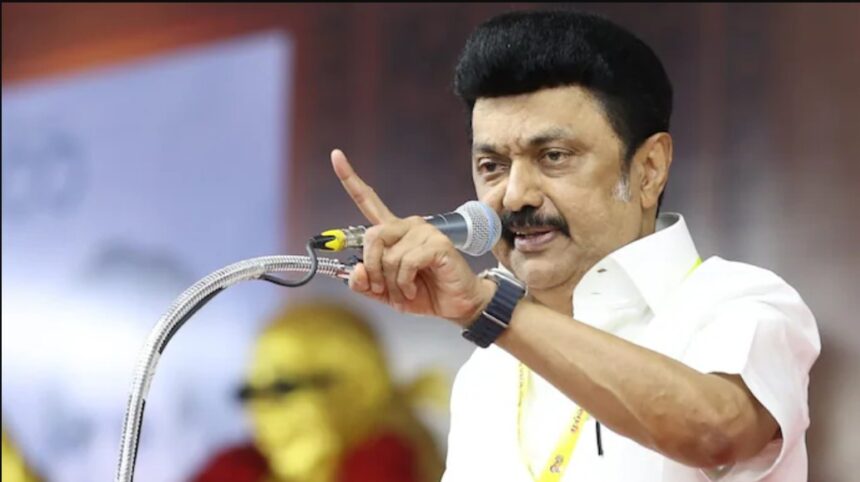 CM MK Stalin angry at Center over Hindi controversy, said- Hindi is a mask, Sanskrit is a hidden face