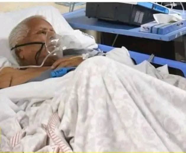 RJD supremo Lalu Prasad Yadav's health deteriorated, picture surfaced from the hospital