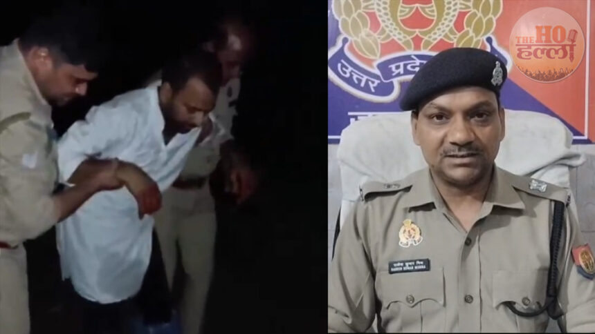 मेरठ : दरोगा की पिस्टल छीन कर भागे बदमाश को पुलिस ने सिखाया सबक, पैर में लगी गोली अनमोल शर्मा मेरठ, 24 जून 2025: यूपी के मेरठ में सोमवार देर रात दरोगा की पिस्टल छीनकर हिरासत से भागे इनामी गोतस्कर आबिद को पुलिस टीम ने मुठभेड़ के दौरान दबोच लिया। मुंडाली क्षेत्र में हुई मुठभेड़ में आबिद पैर में गोली लगने से घायल हो गया। पुलिस ने उसे अस्पताल में भर्ती कराया है। 25 हजार के इनामी को हरियाणा से किया था गिरफ्तार जानकारी के अनुसार गत मई माह में मुंडाली क्षेत्र में गोकशी के एक मामले में शातिर अपराधी आबिद वांछित चल रहा था। उस पर 25 हजार रुपये का इनाम घोषित था। मुंडाली पुलिस उसे हरियाणा के पलवल से गिरफ्तार कर मेरठ लाई थी। देर रात मेडिकल परीक्षण के लिए ले जाते समय आबिद ने पेट दर्द और उल्टी का बहाना बनाकर पुलिस की गाड़ी रुकवाई और दरोगा की पिस्टल छीनकर भागने की कोशिश की। पुलिस के अनुसार भागते समय आबिद ने पुलिस पार्टी पर फायरिंग भी की। जवाबी कार्रवाई में पुलिस ने गोली चलाई, जो उसके पैर में लगी। घायल अवस्था में उसे पकड़ा गया और इलाज के लिए अस्पताल में भर्ती कराया गया। आबिद के खिलाफ करीब एक दर्जन आपराधिक मामले दर्ज हैं।