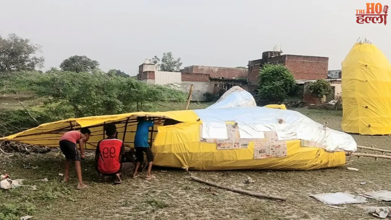 Children Build 65-Foot Ravan