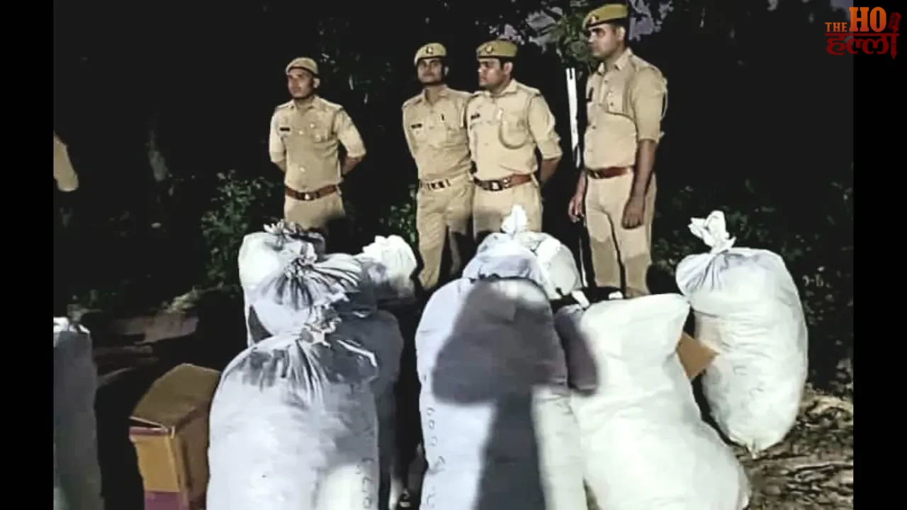 lucknow police seize firecrackers