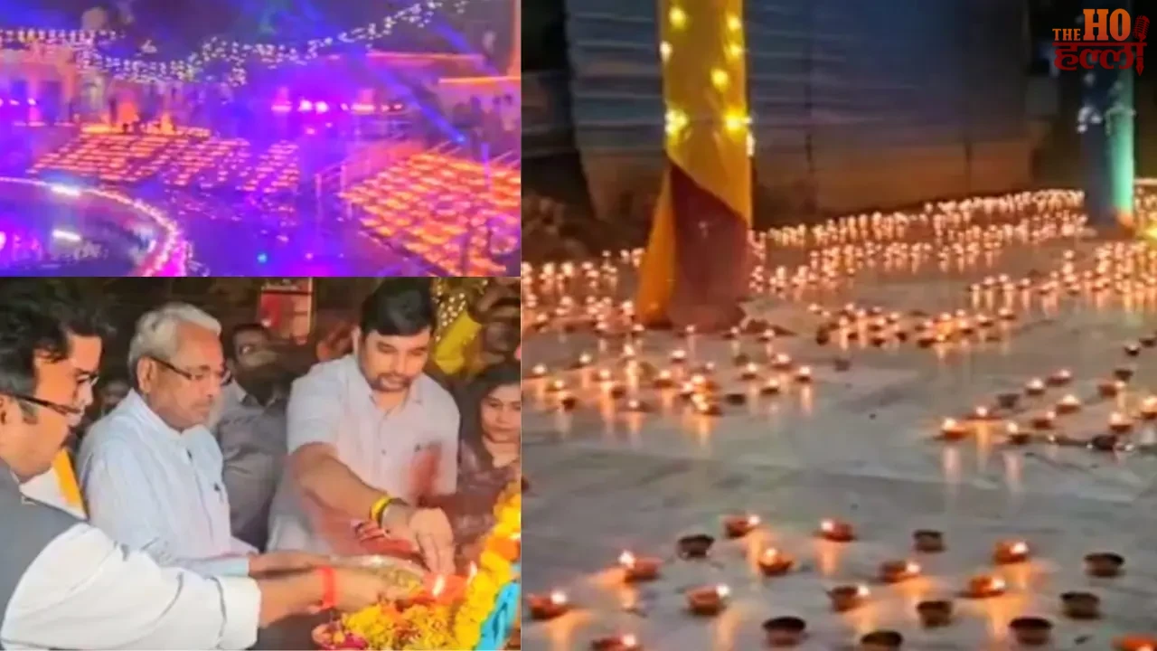 Naimish Chakratirth Glows with Lakh Diyas