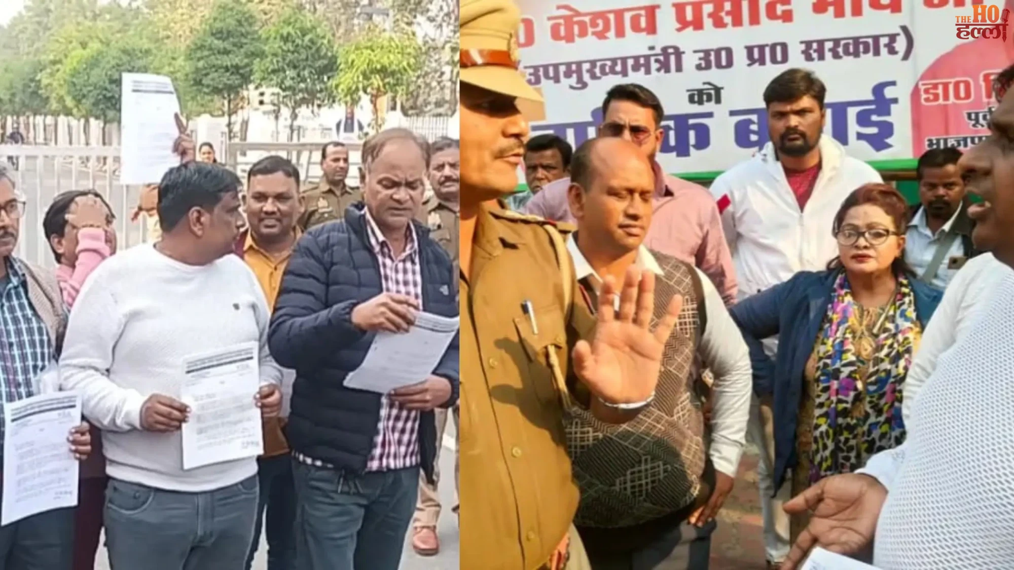 Auto Loader Drivers Protest Against Heavy Fines in Lucknow