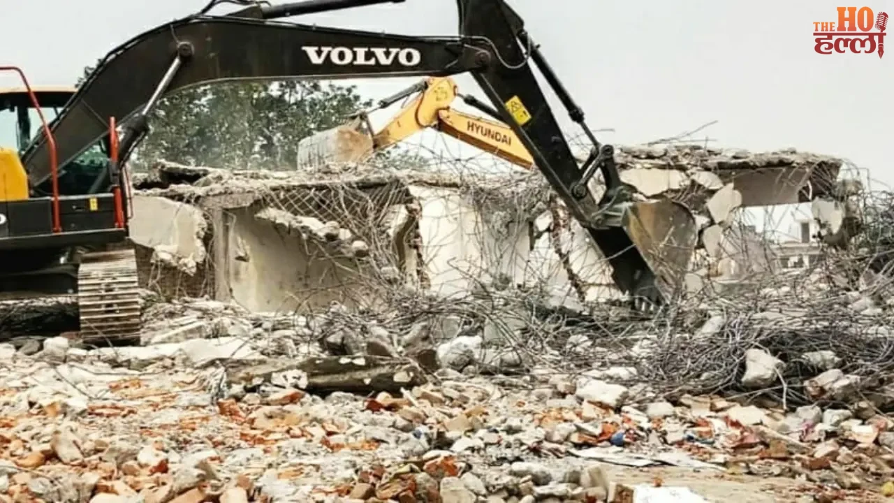 Bulldozer Action in Barabanki