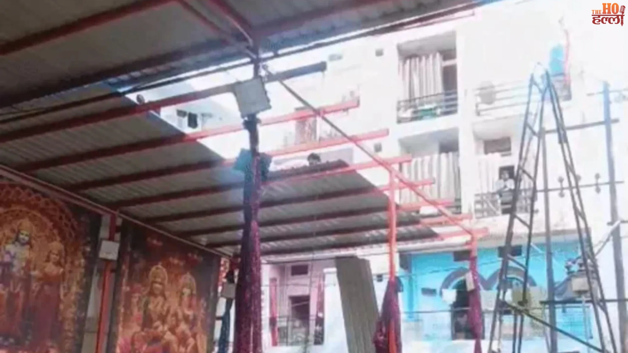 Bulldozer Action on Illegal Temple Encroachment in Lucknow