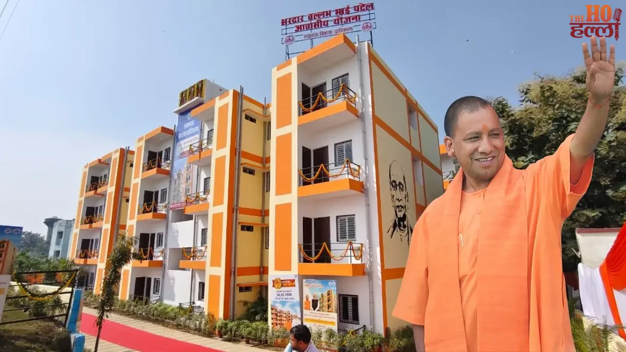 CM Yogi Hands Over Flats to Poor on Freed Dalibagh Land