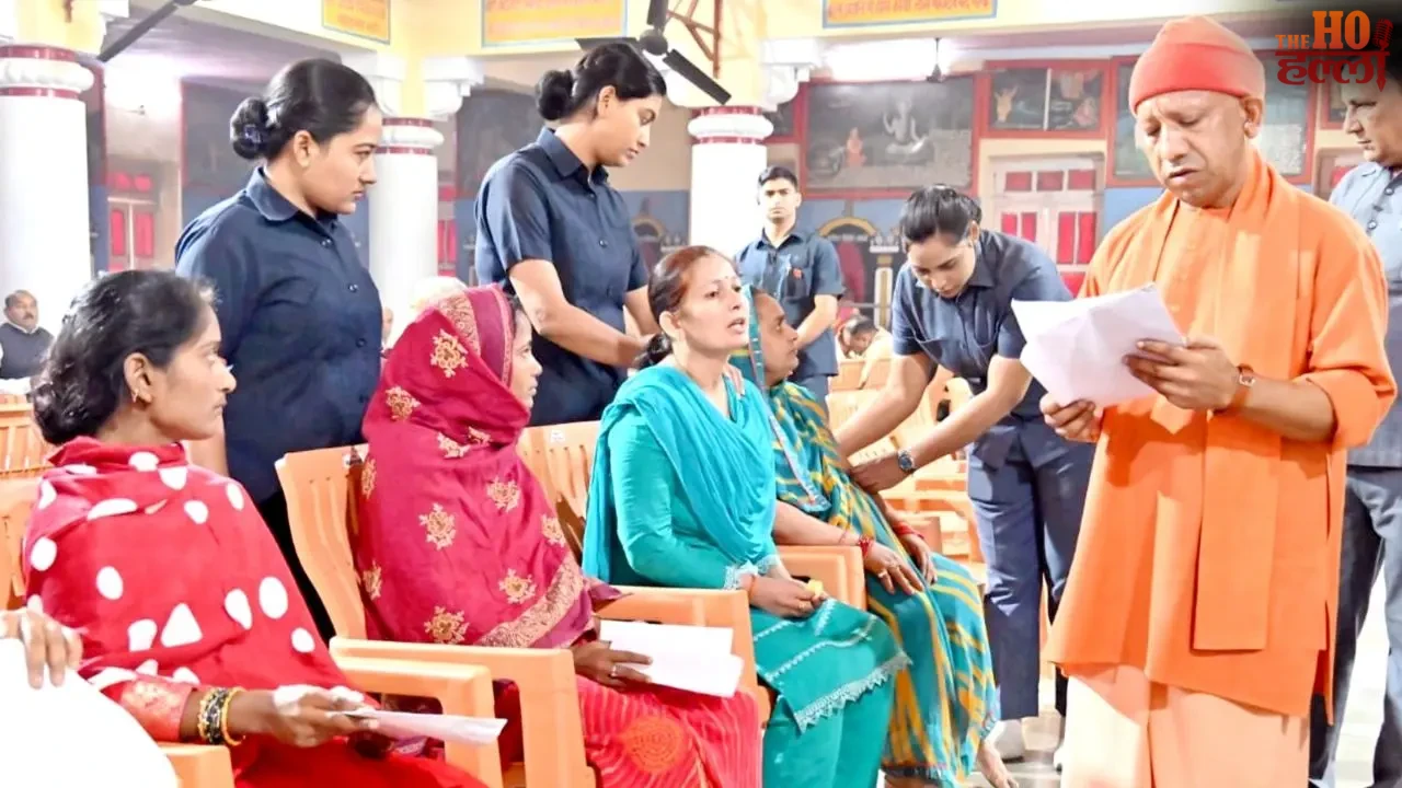 CM Yogi’s Janata Darshan in gorakhpur