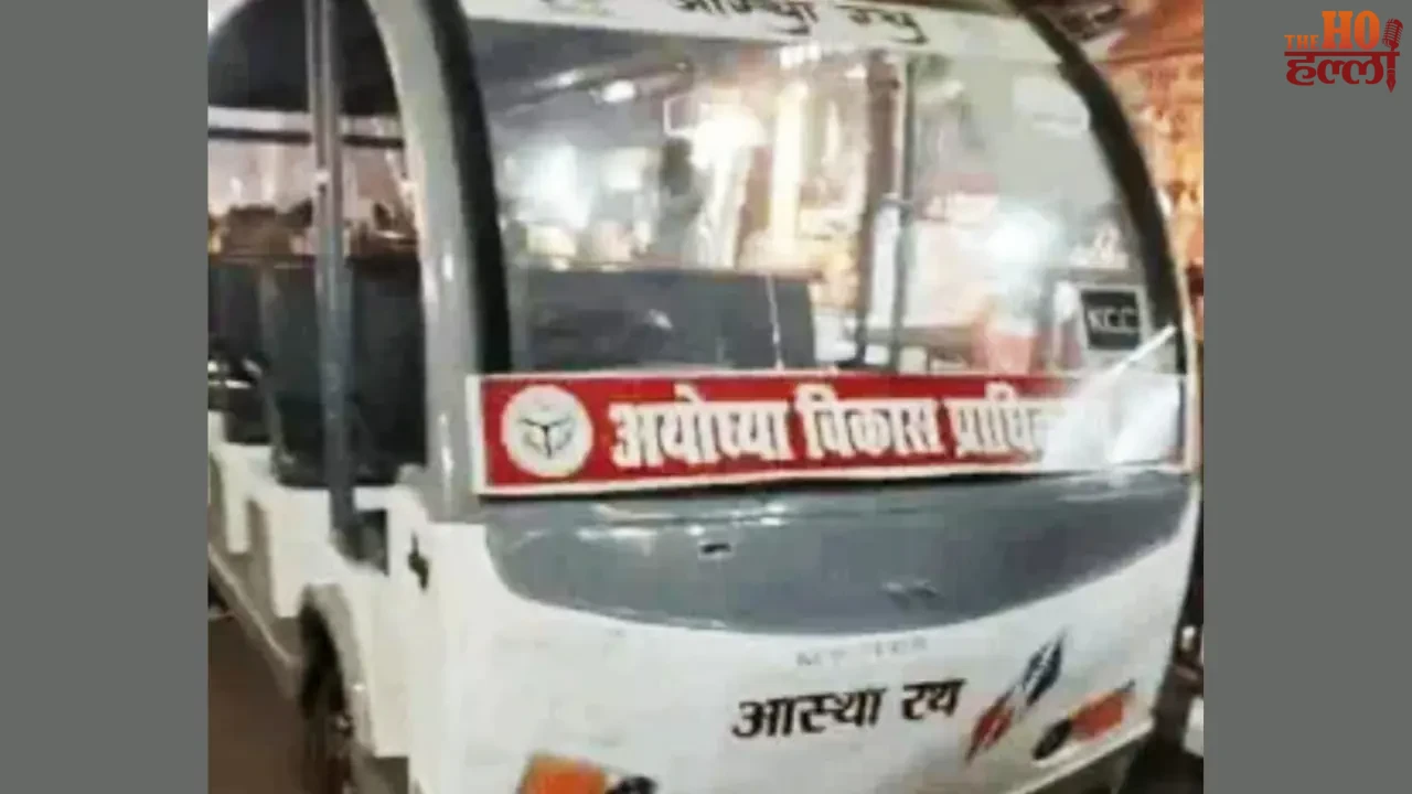 Drunk Driver Rams Golf Cart on Rampath in Ayodhya