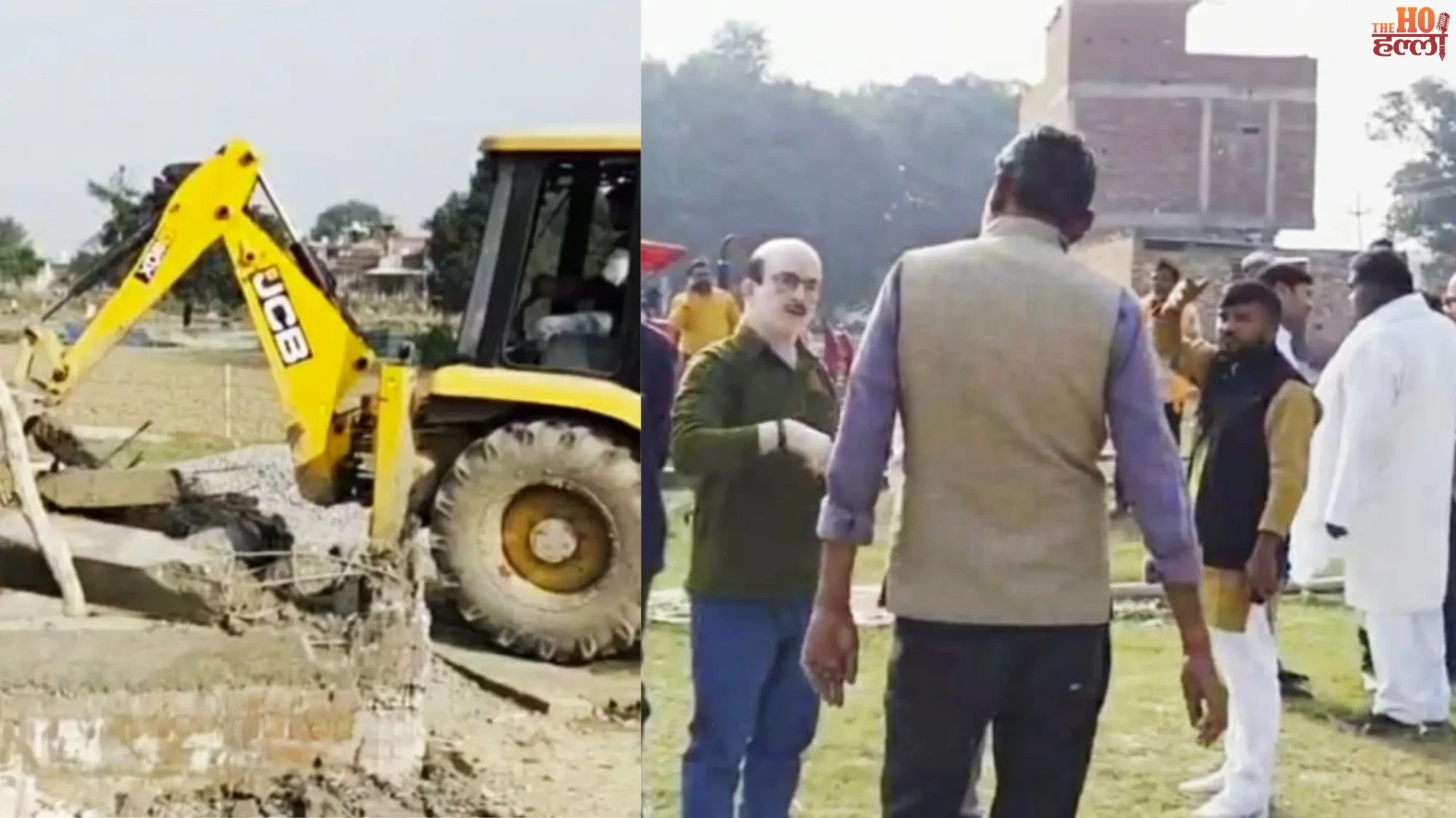 illegal-encroachment-jal-jeevan-mission-bulldozer-action