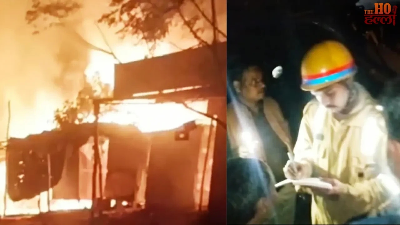 Massive Fire Guts Goods Worth Lakhs in Seven Shops