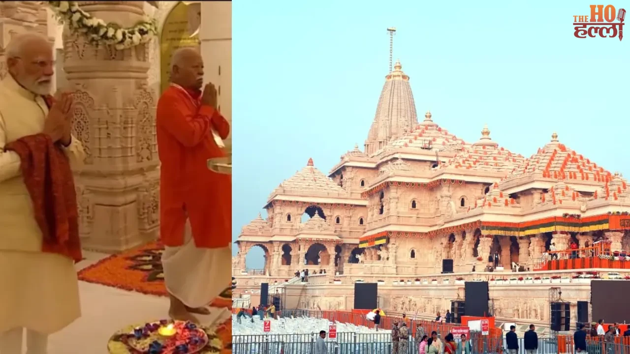 PM Modi Hoists Flag in Ayodhya Calls It Healing