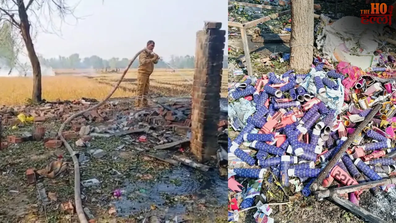 Stubble Fire Sparks Blast in Firecracker Warehouse