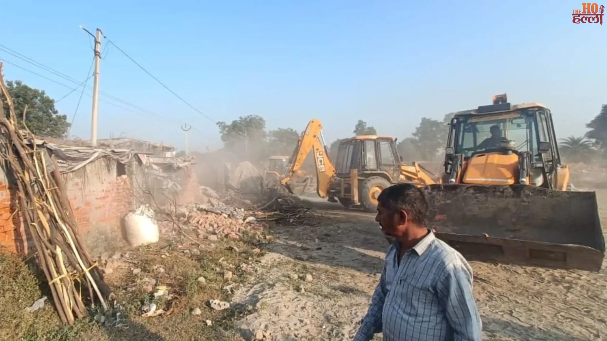 Bulldozer Action in Dankaur