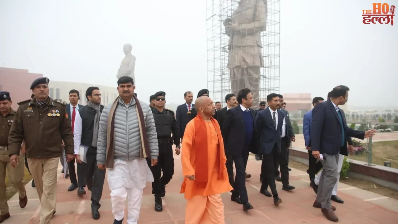 CM Yogi Reviews Rashtriya Prerna Sthal Ahead of PM Visit
