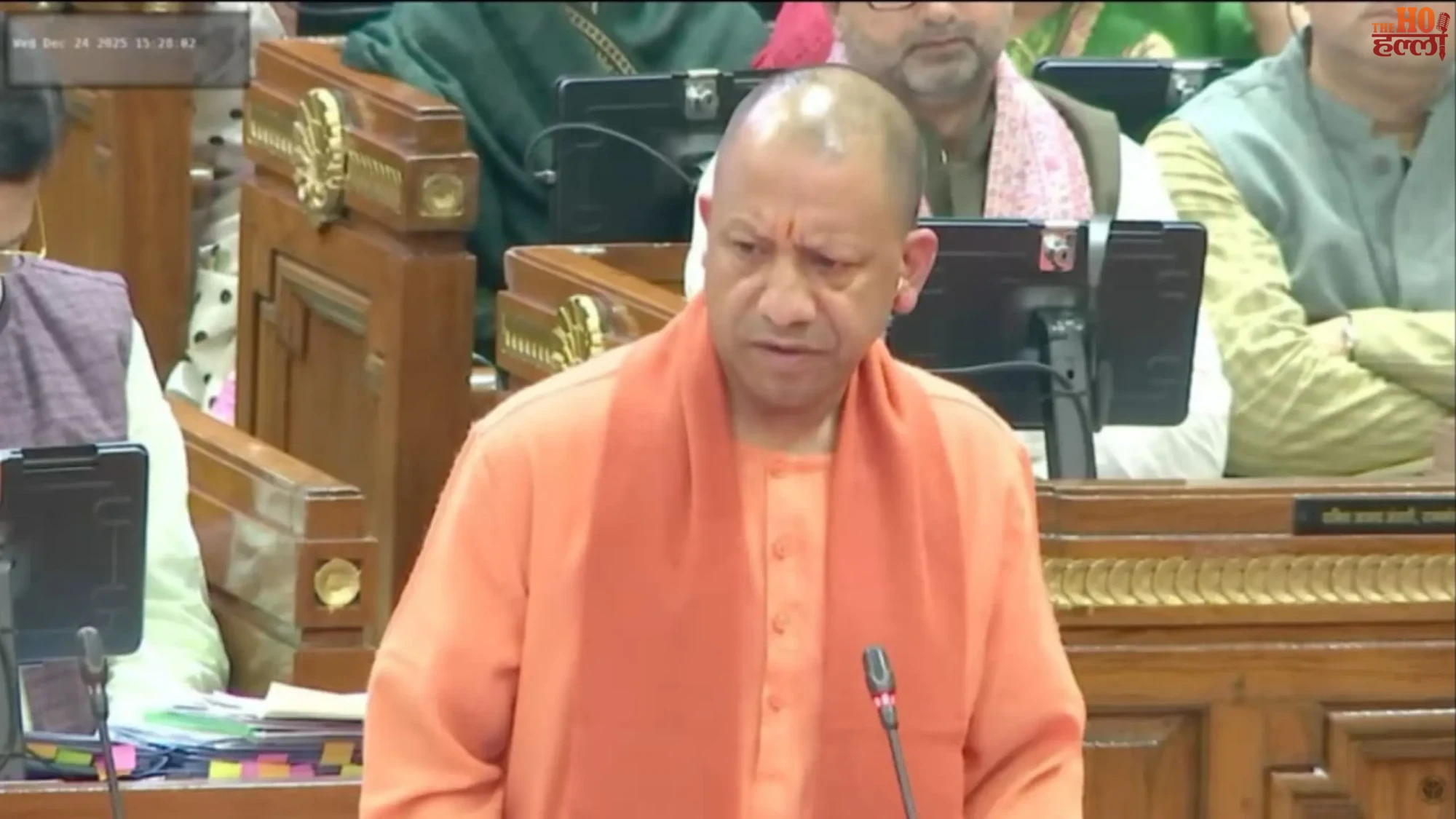 CM Yogi Slams SP in Assembly