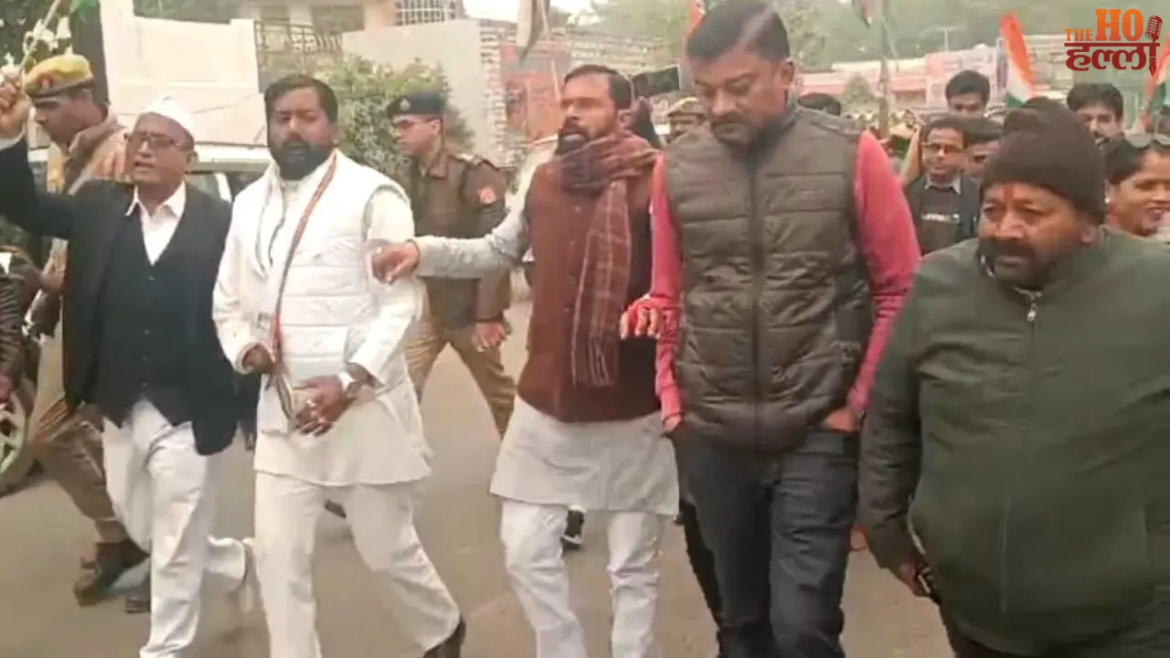 Congress Protests in Support of Rahul-Sonia Detained