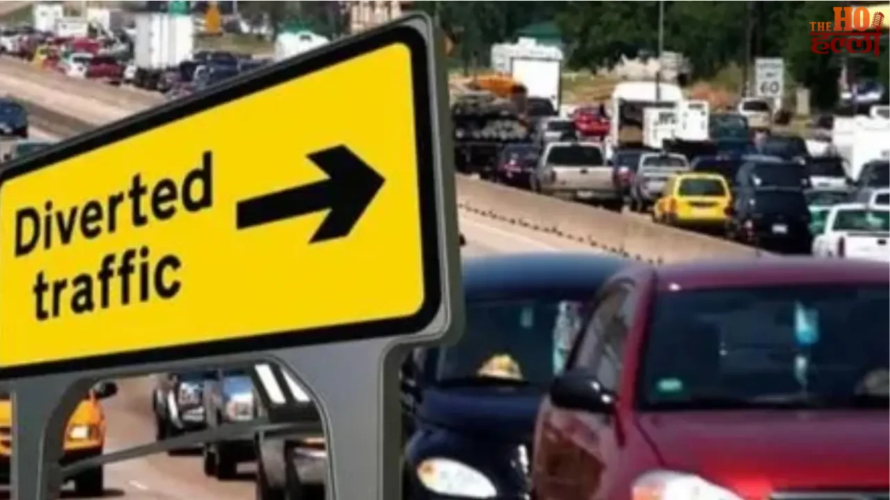 Cricket Match at Ekana Traffic Plan No Entry on Shaheed Path