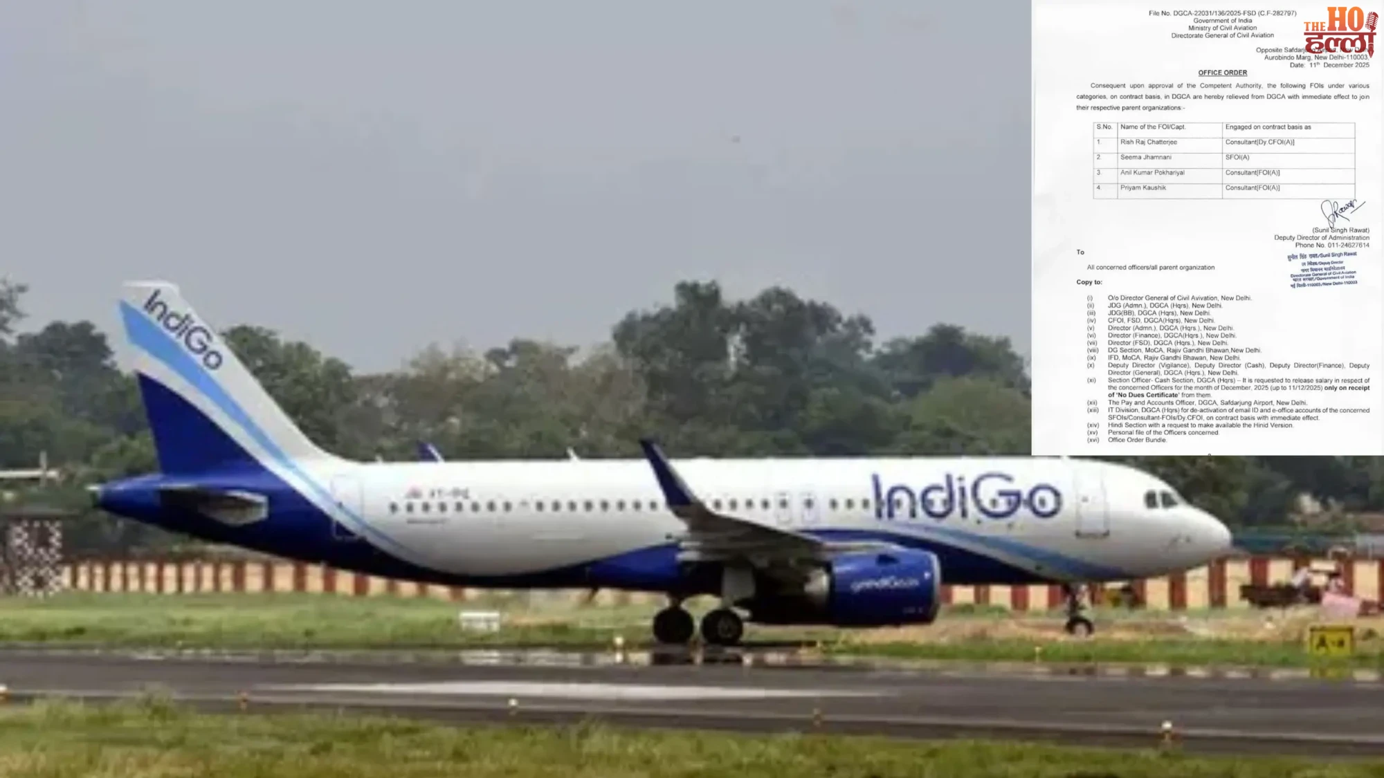 DGCA Takes Big Action in Indigo Crisis, Suspends 4 Inspectors