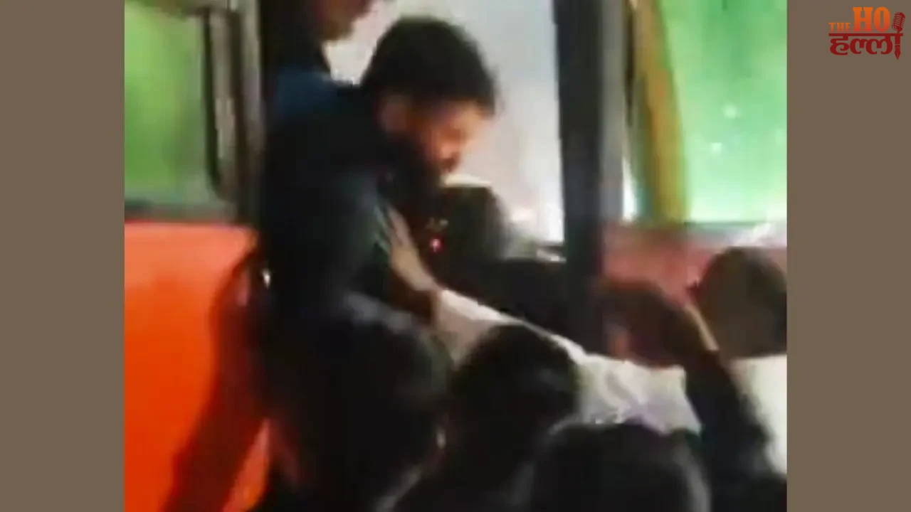 Drunk Bus Driver Hits Pedestrian Vehicles Damaged