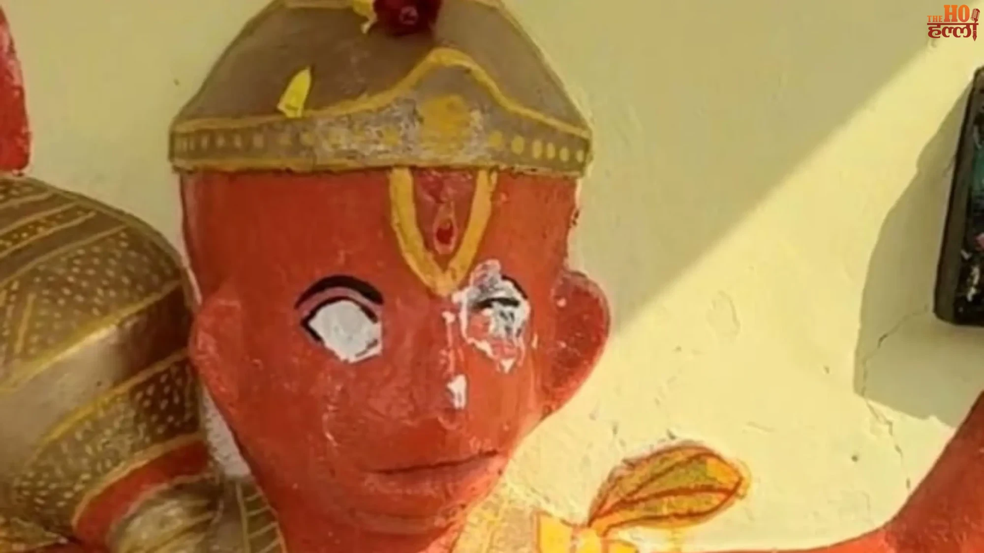 Hanuman Idol Found Broken in School Temple