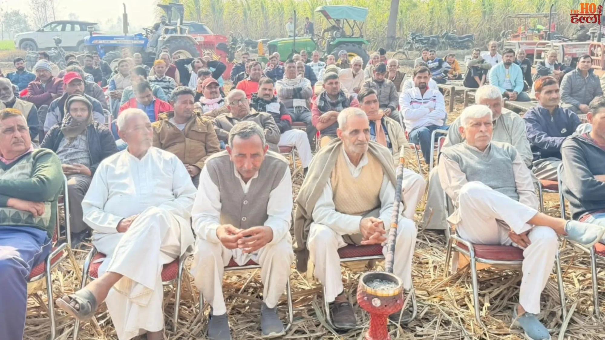 Hapur Krishi Chaupal Farmers Cheer Sugarcane Price Hike