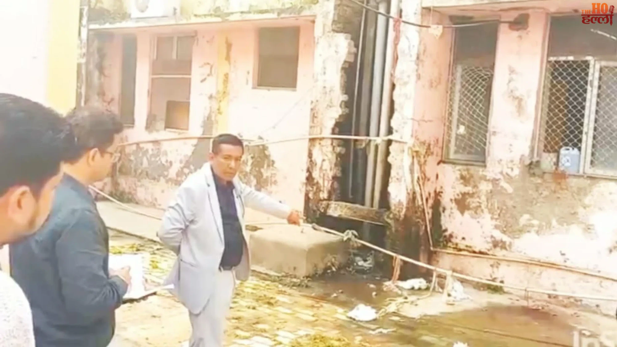 Principal Inspects Medical College