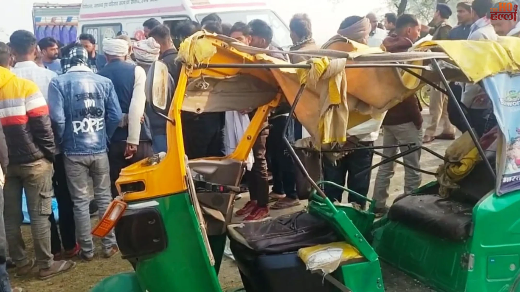 Unnao Road Accident Dumper Crushes Auto, 3 Dead, 4 Injured