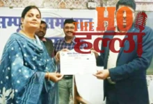 Vandana Honored as Best BLO for Completing SIR Work Ahead of Time