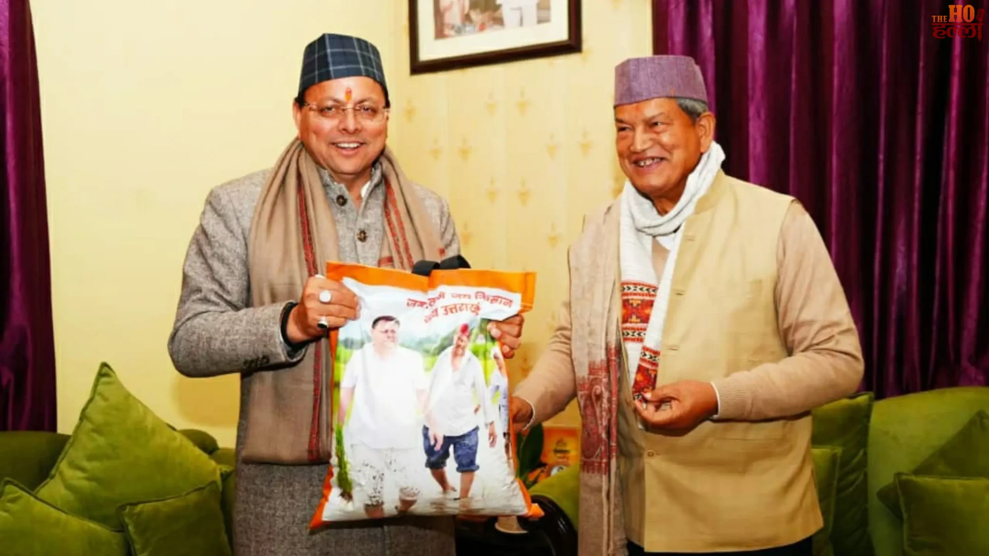 CM Dhami Meets Harish Rawat A Political Surprise