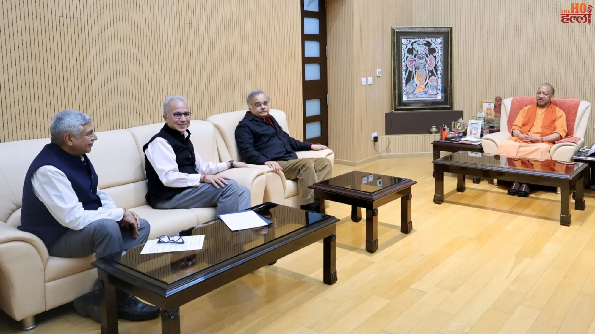 CM Yogi Meets CII Delegation