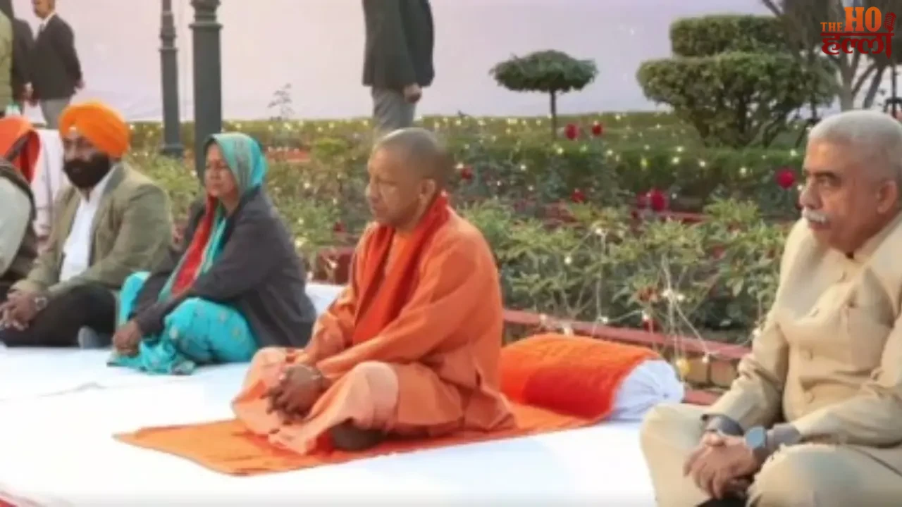 CM Yogi Showed a Different Style on Martyrs' Day