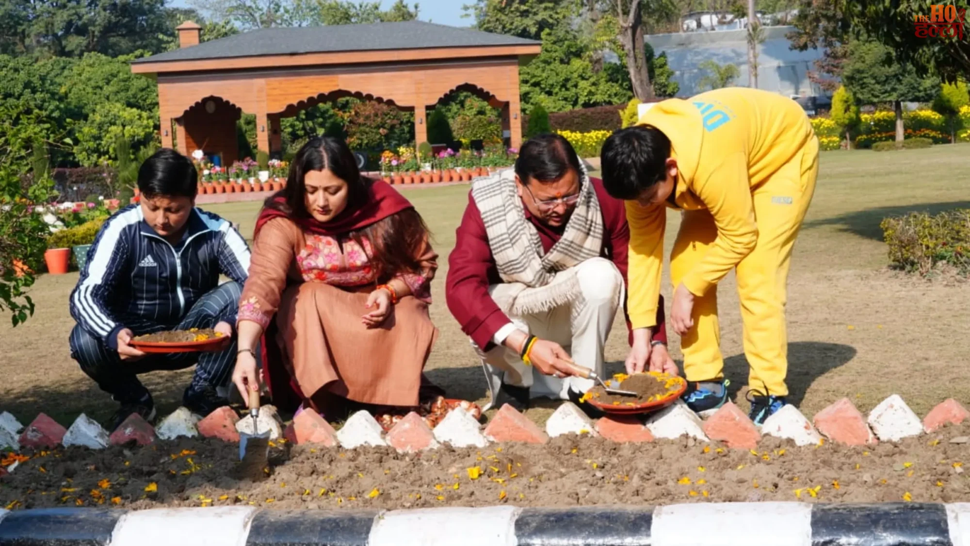Dhami Took the Initiative to Promote Tulip Planting