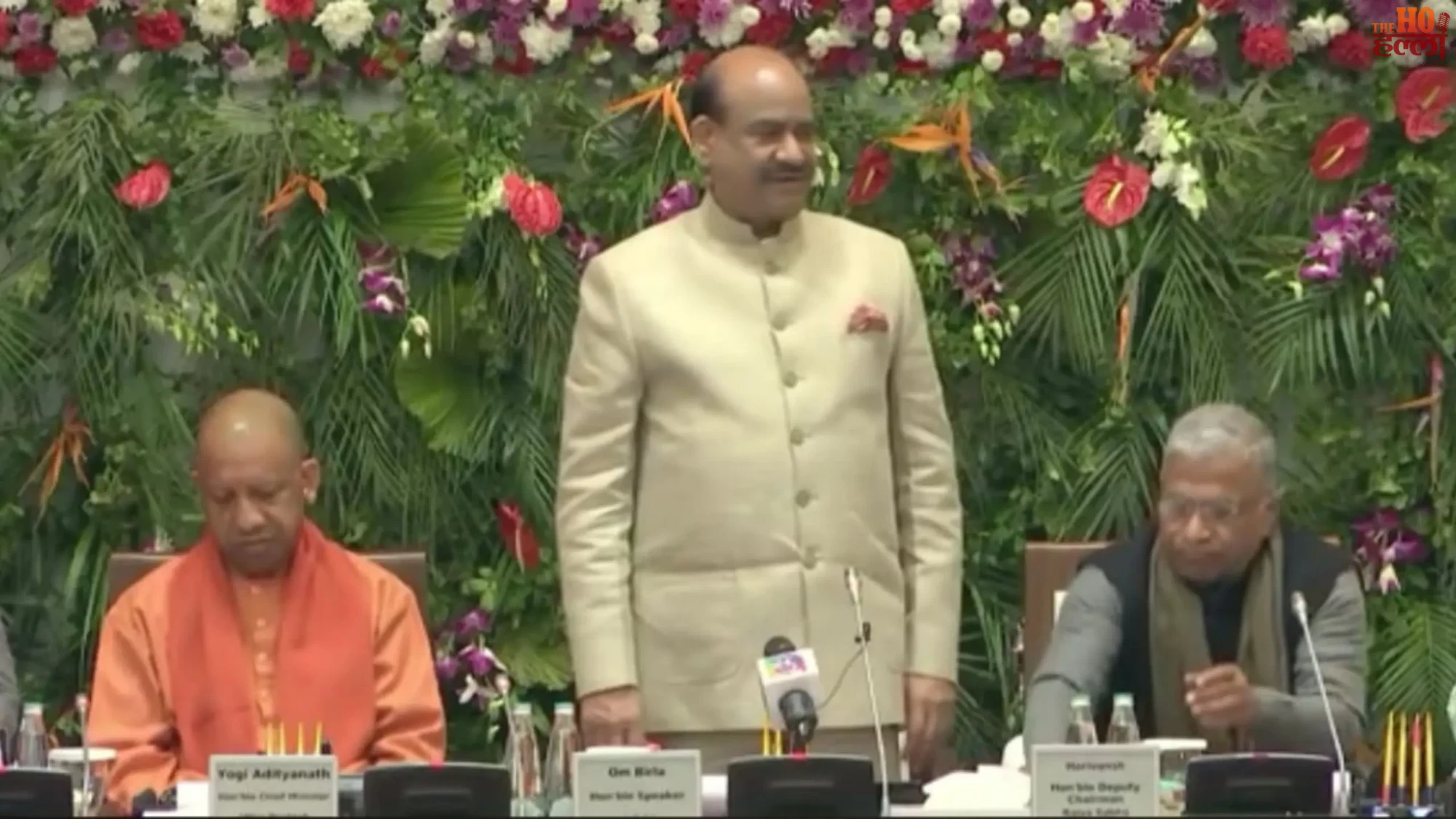 Om Birla at AIPOC Emphasizing Democratic Dialogue