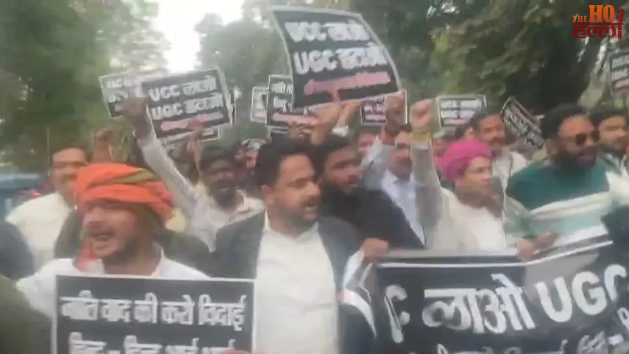 Protests Against New UGC Rules in Lucknow Continue