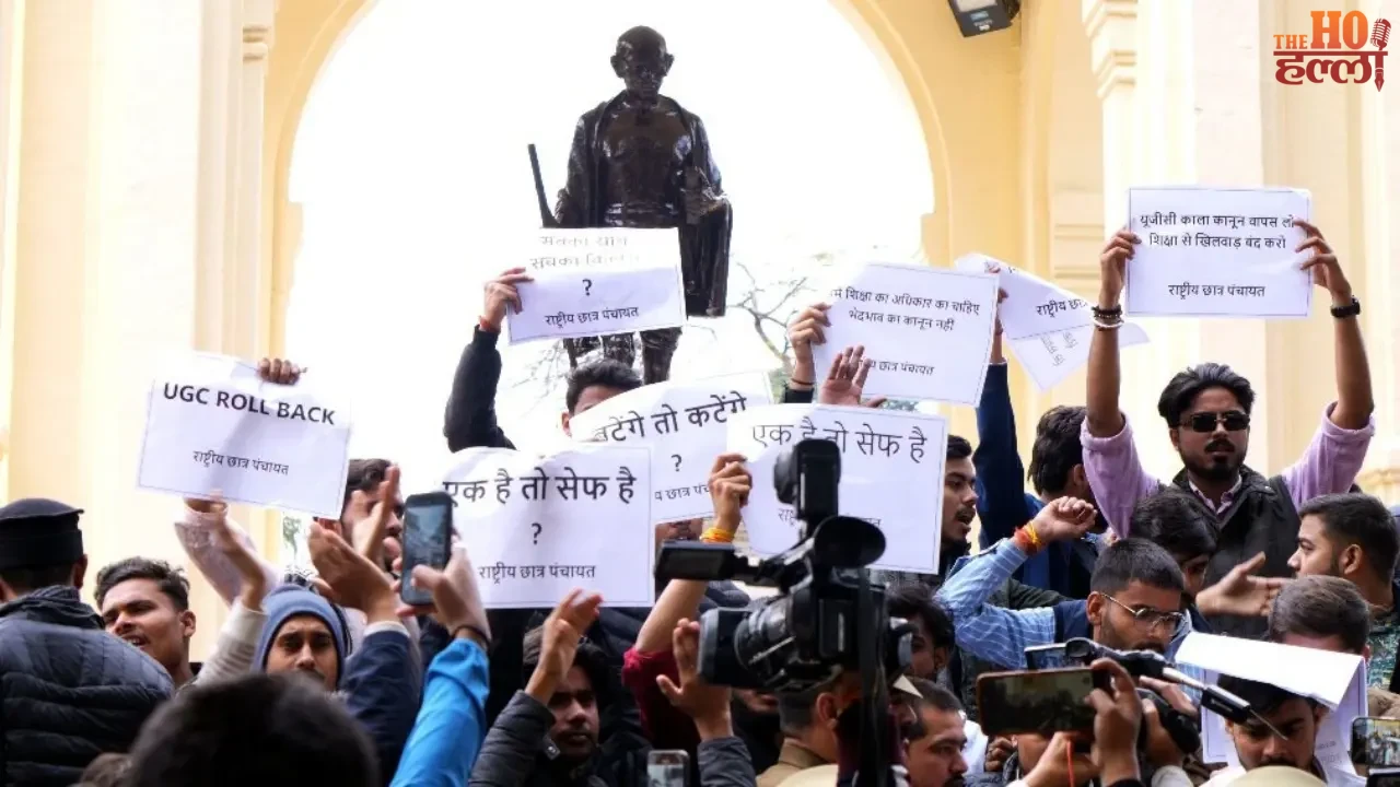 Student Council Protests in Lucknow Against UGC