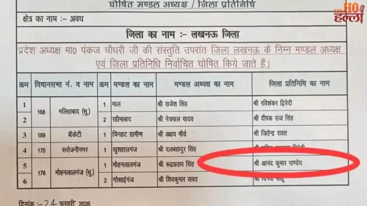 BJP's list Controversy Over a Deceased Leader