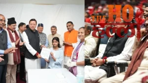 CM Dhami at Medical College Discusses HPV Vaccine (1)