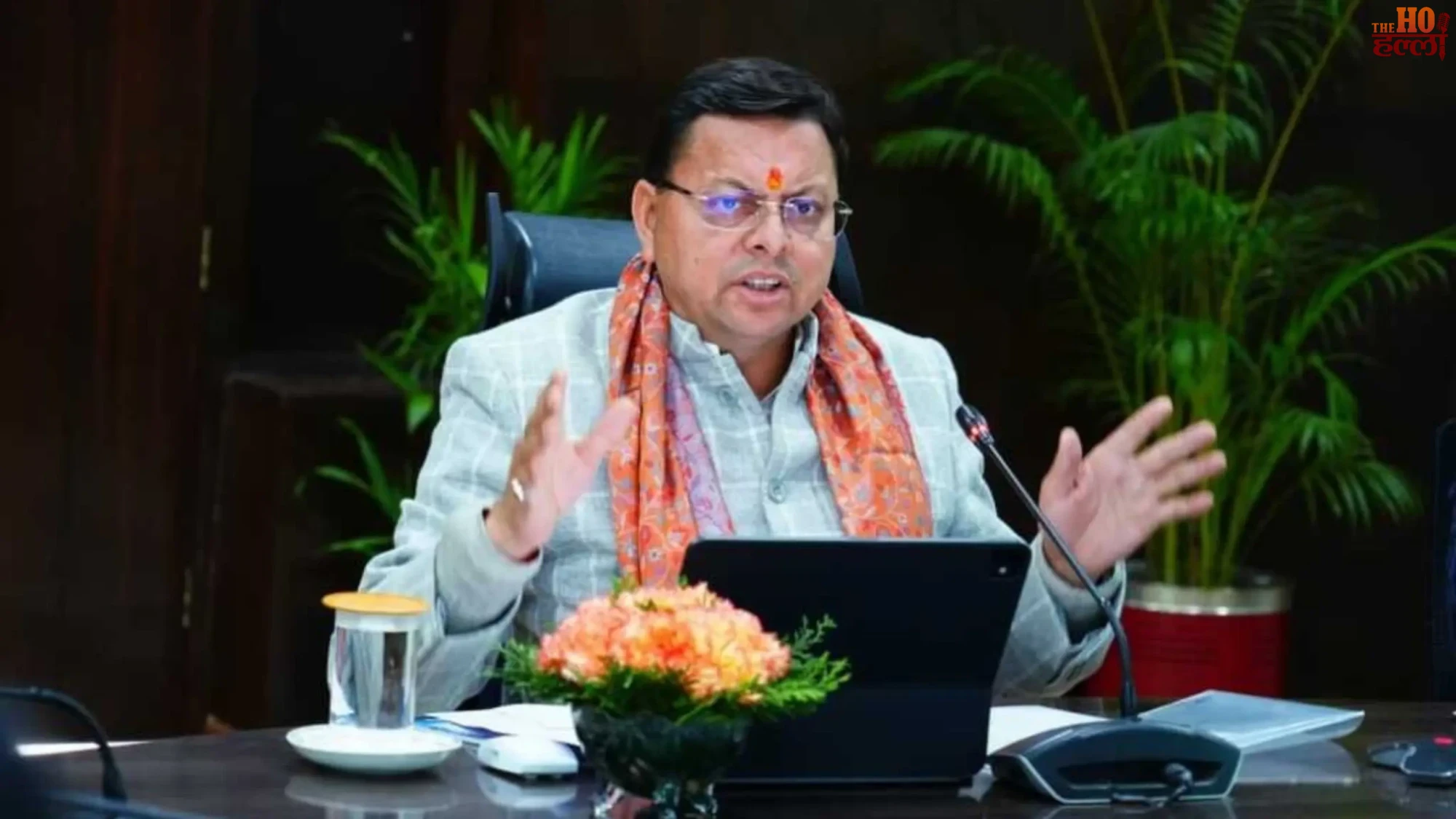 CM Dhami Crackdown on Land Mafia and Traffickers