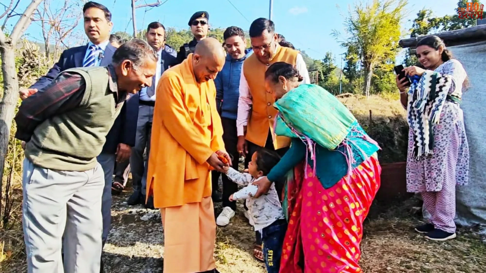 CM Dhami in Panchur Connecting Generations Deeply
