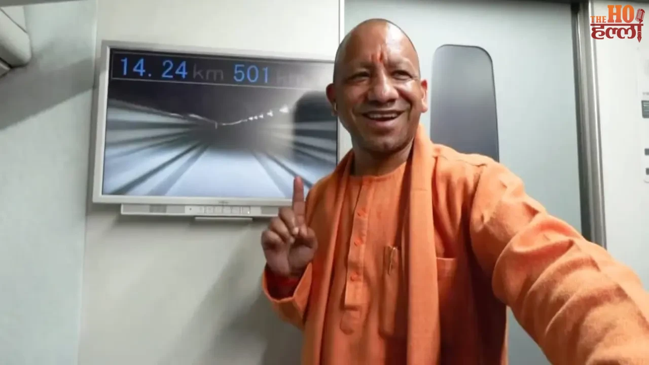 CM Yogi Boards Japan's High-Speed Train Experience