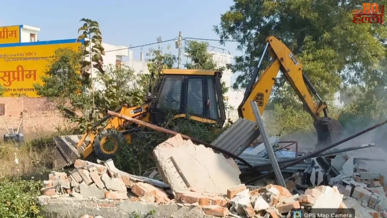 LDA's Bulldozer Attack 5 Plots Demolished in Sushant