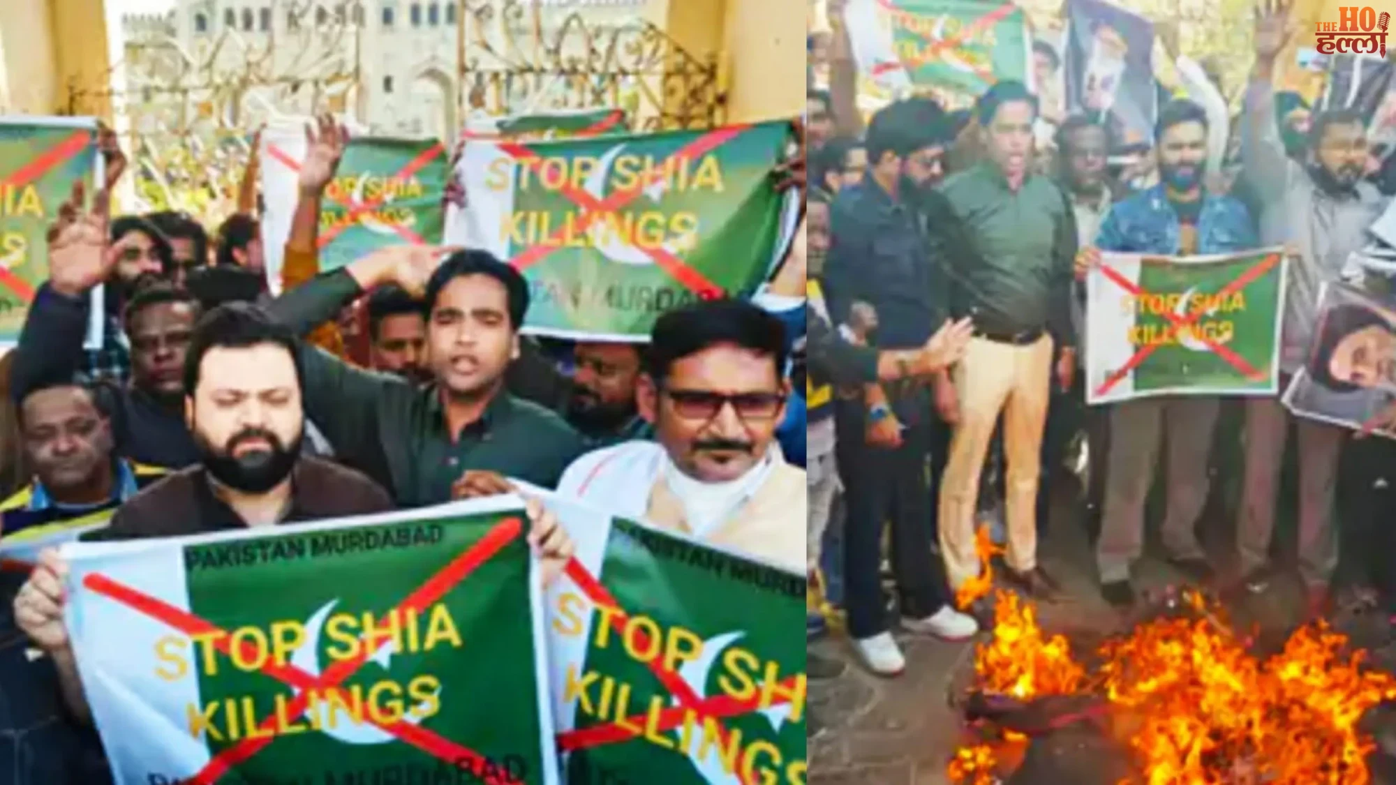 Lucknow Protest Anti-Pakistan Slogans Erupt Today