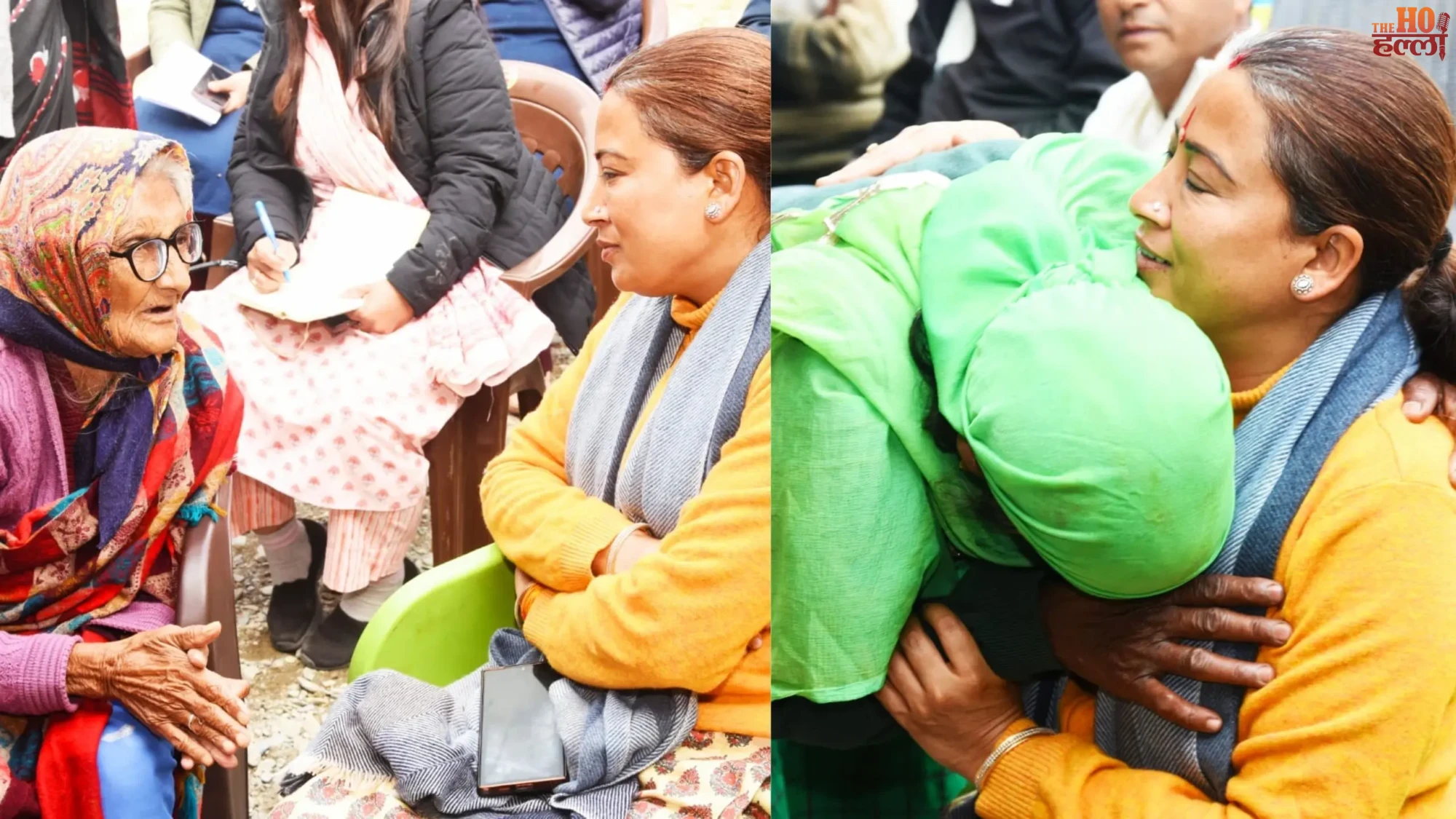 Minister Rekha Arya Visits Old Age Home Community