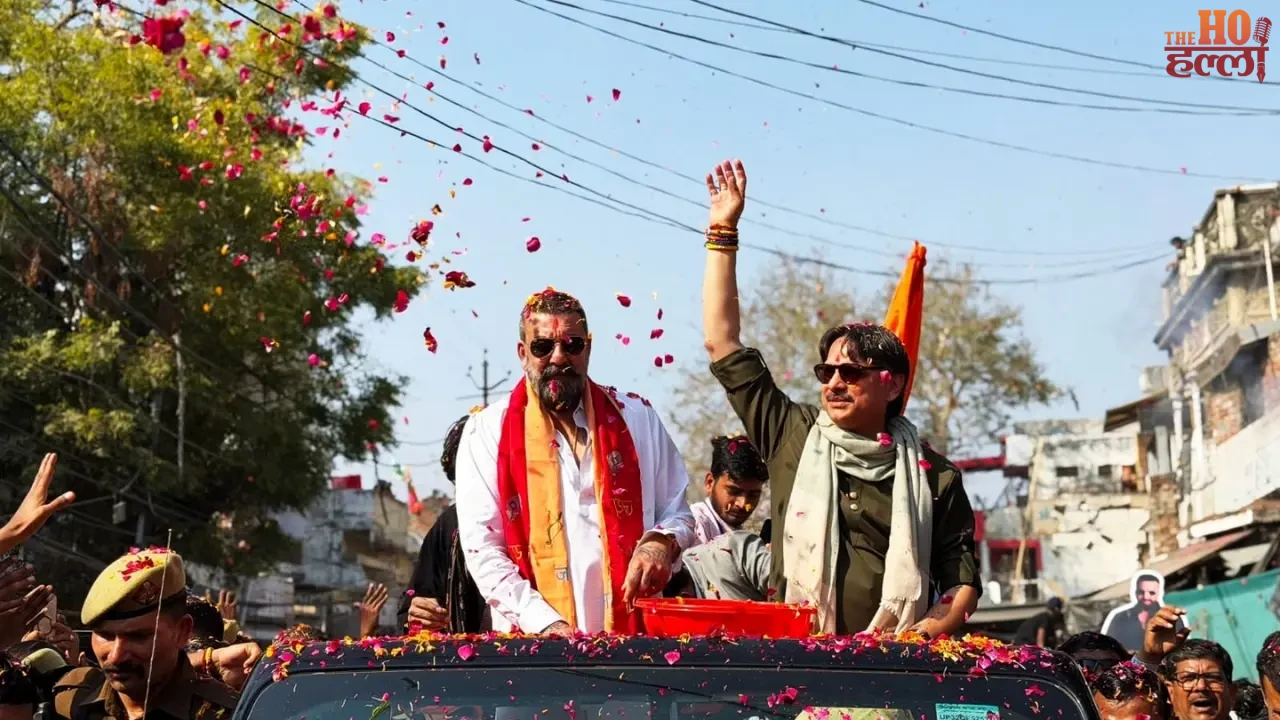 Munna Bhai Arrives in Lucknow for a Road Show