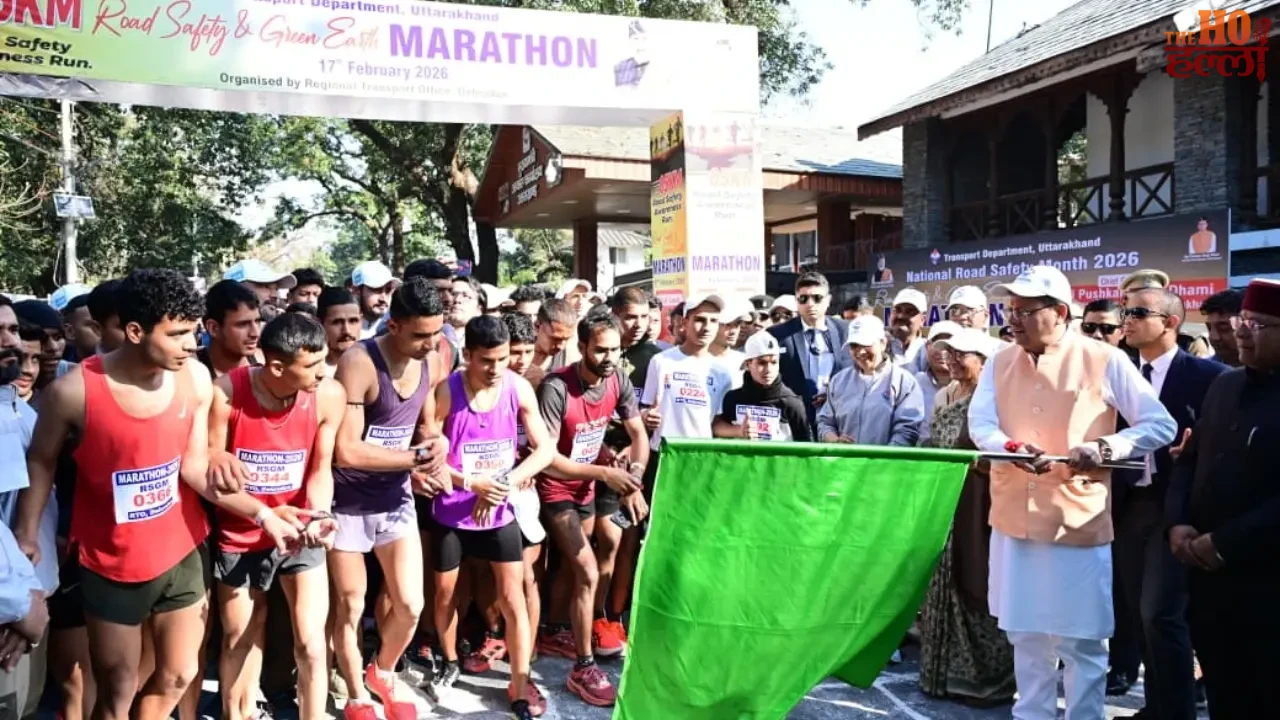 People in Dehradun Ran for Road Safety Initiatives