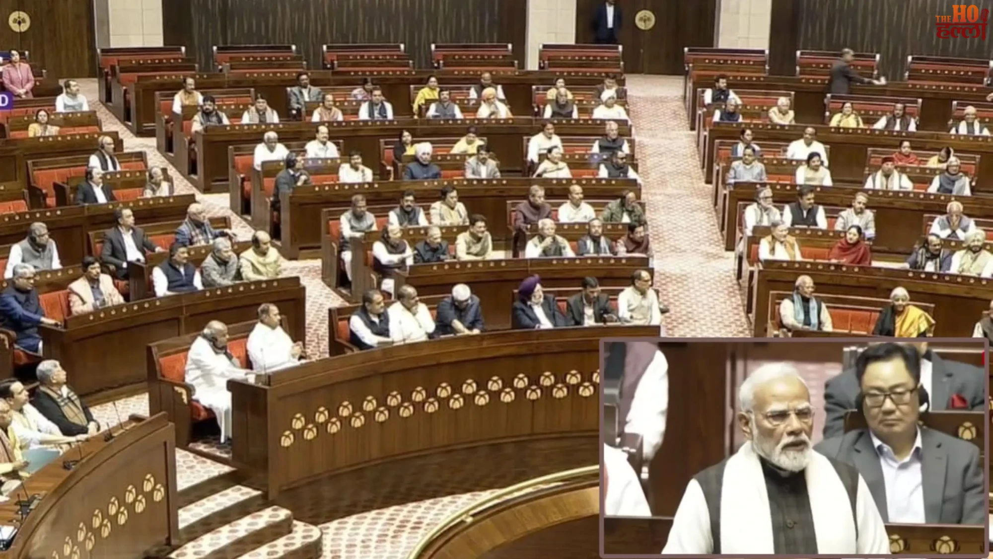 PM Modi in Rajya Sabha A Strong Reply to Rahul Gandhi