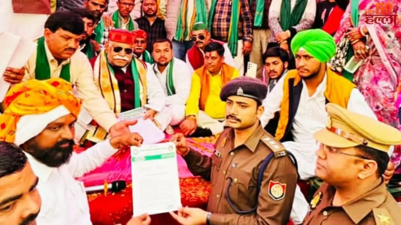 Vrindavan grounds resonated with the roar of farmers gathering