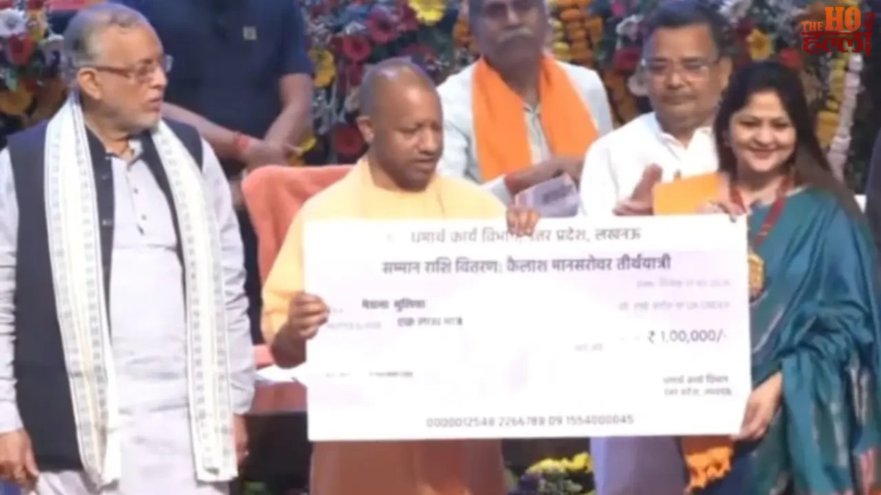 CM Hands Over Aid and Emphasizes Devotion Over Tourism