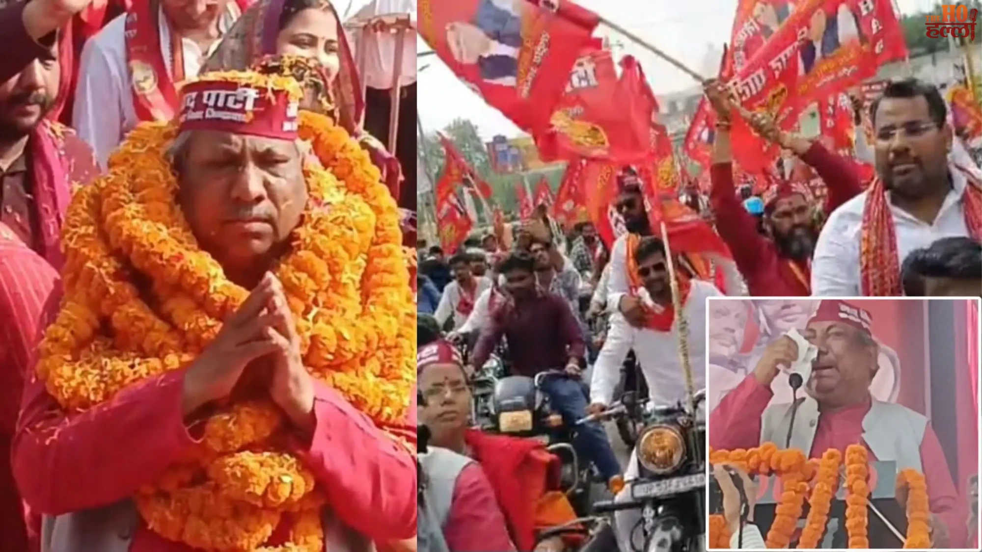 Dr. Sanjay Nishad Cries on Stage for Reservation